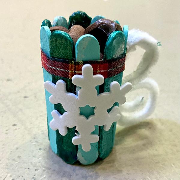 Popsicle Stick Hot Cocoa Mug